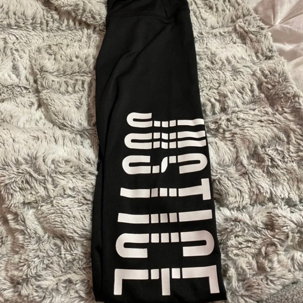 Justice black leggings